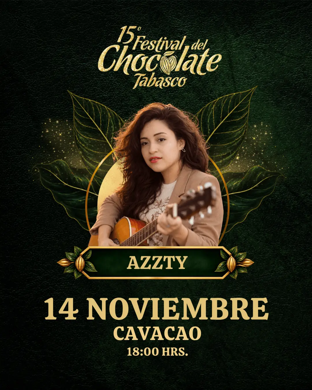 Azzty, Sábado 14 de noviembre a las 18:00 horas en Cavacao