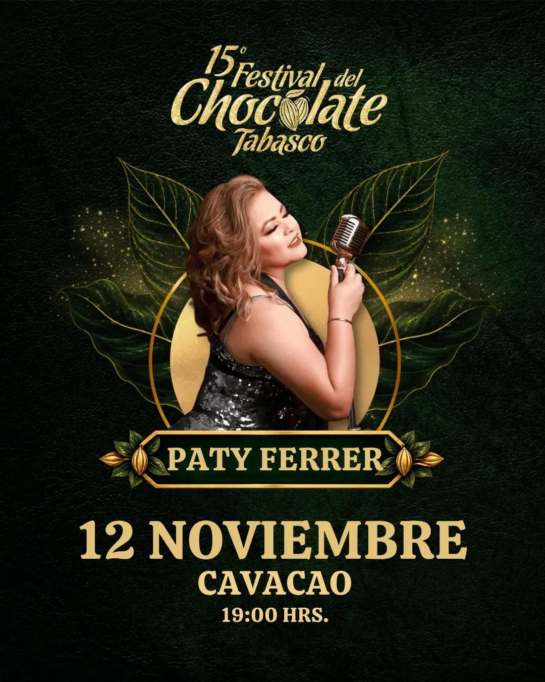 Paty Ferrer, Jueves 12 de noviembre a las 19:00 horas en Cavacao