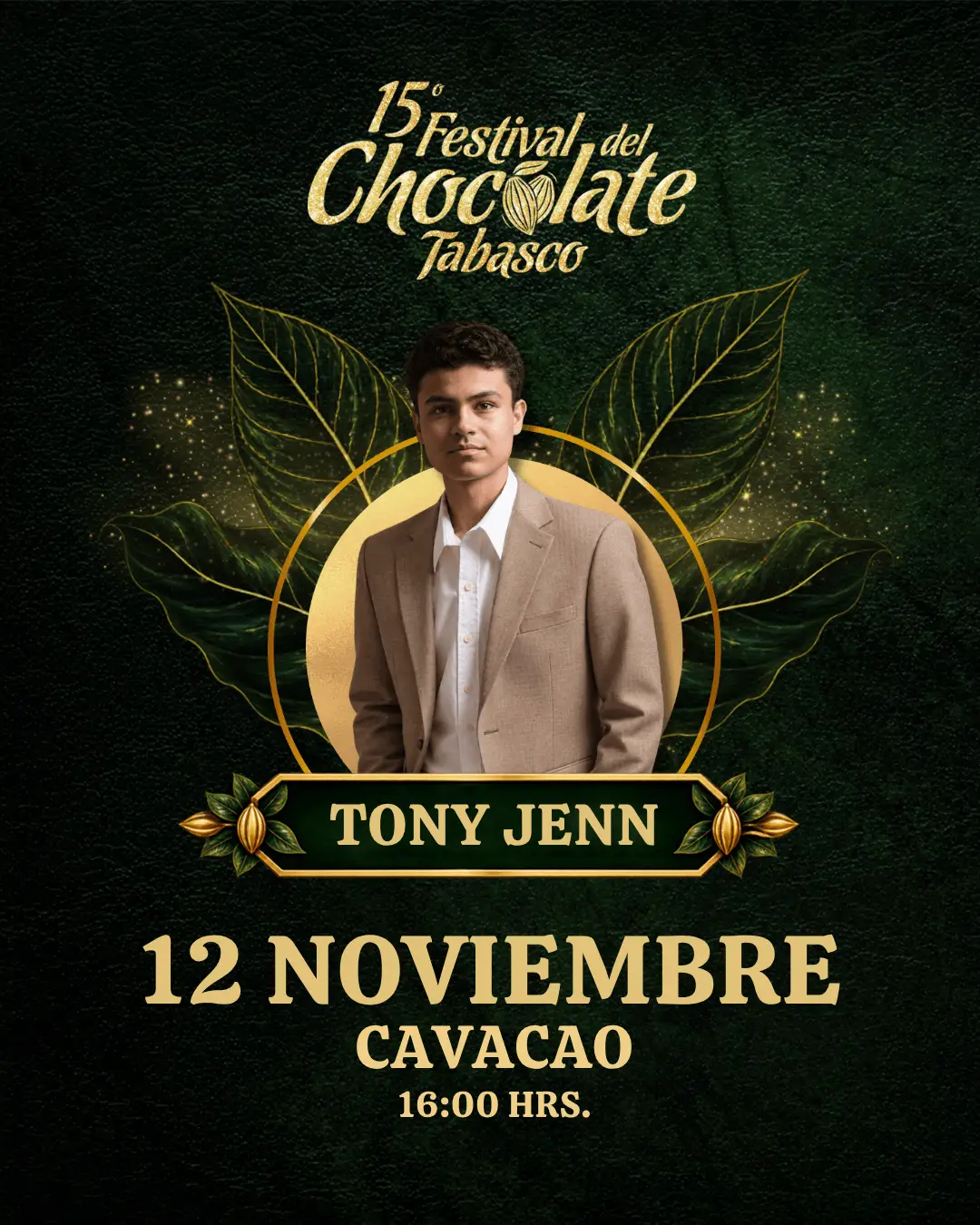 Tony Jenn, Jueves 12 de noviembre a las 16:00 horas en Cavacao
